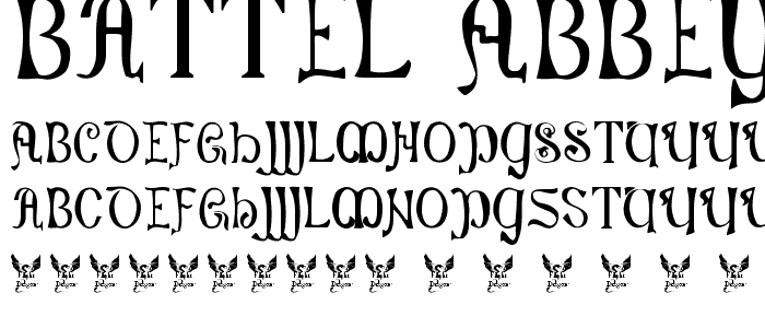 Battel Abbey, 8th c. font